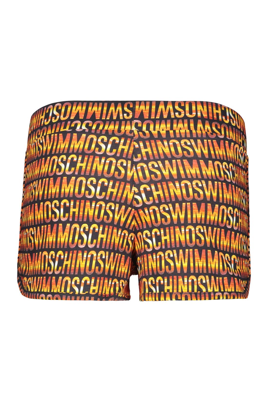 Moschino-OUTLET-SALE-Logo print shorts-ARCHIVIST