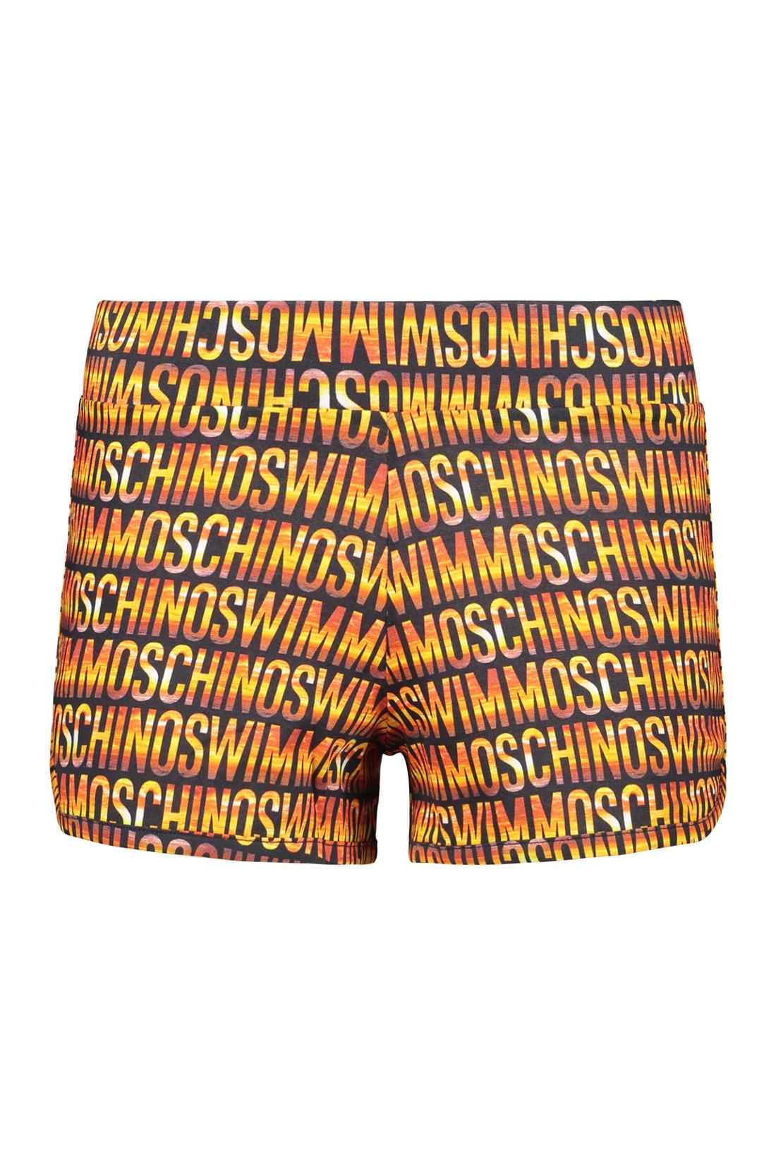 Moschino-OUTLET-SALE-Logo print shorts-ARCHIVIST