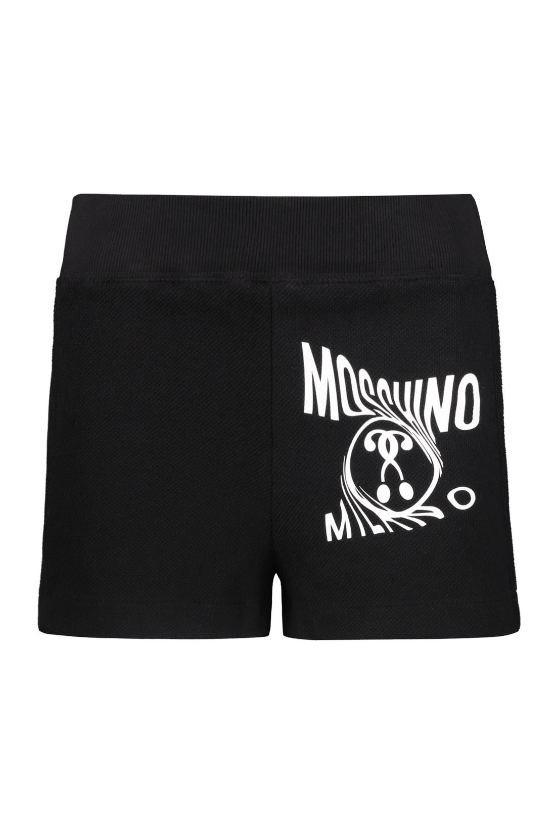 Moschino-OUTLET-SALE-Logo print shorts-ARCHIVIST