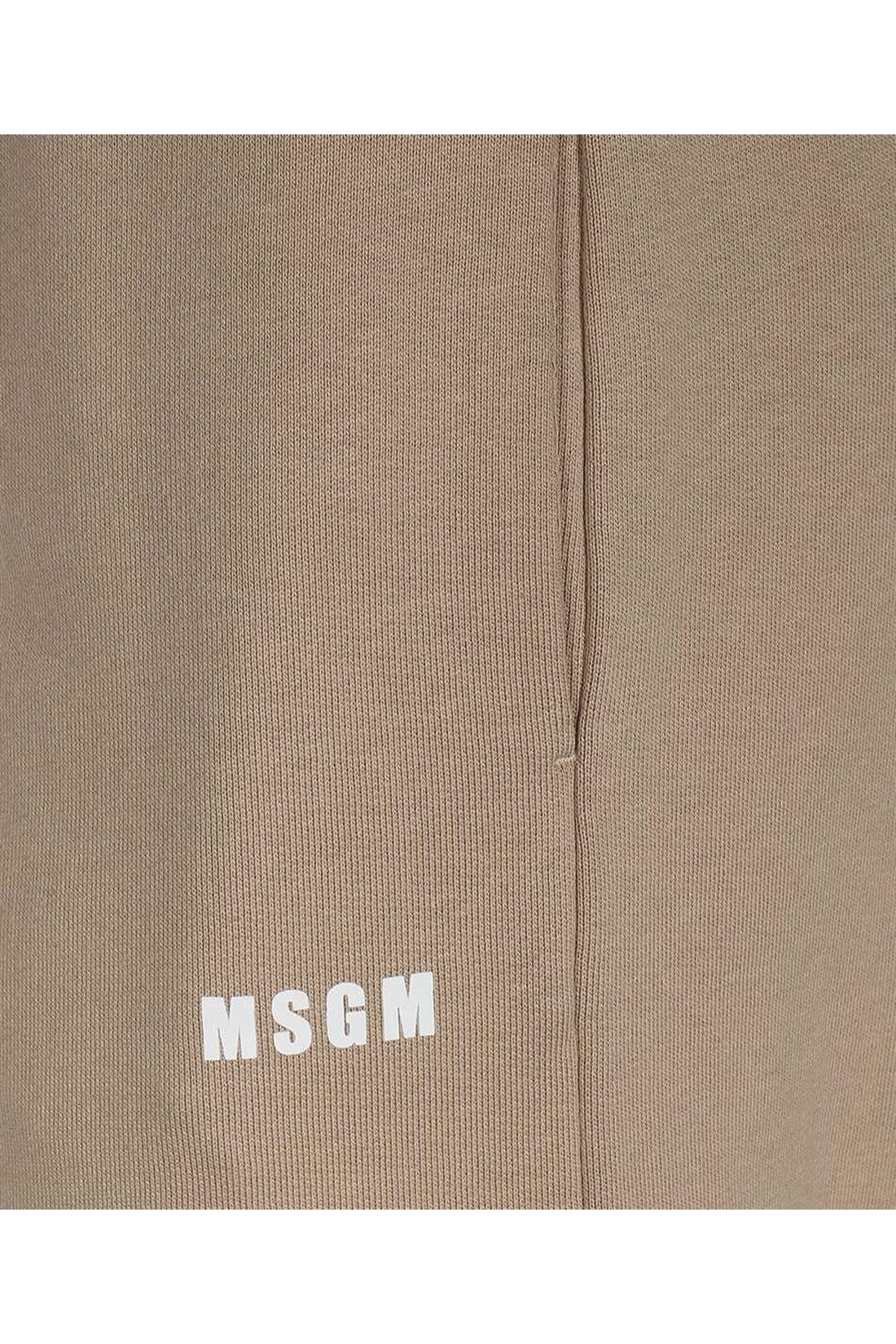 MSGM-OUTLET-SALE-Logo print sweatpants-ARCHIVIST