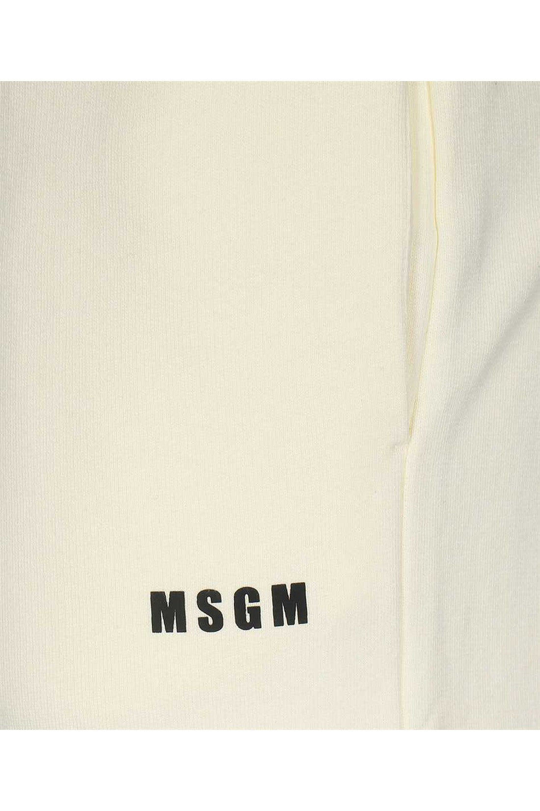 MSGM-OUTLET-SALE-Logo print sweatpants-ARCHIVIST