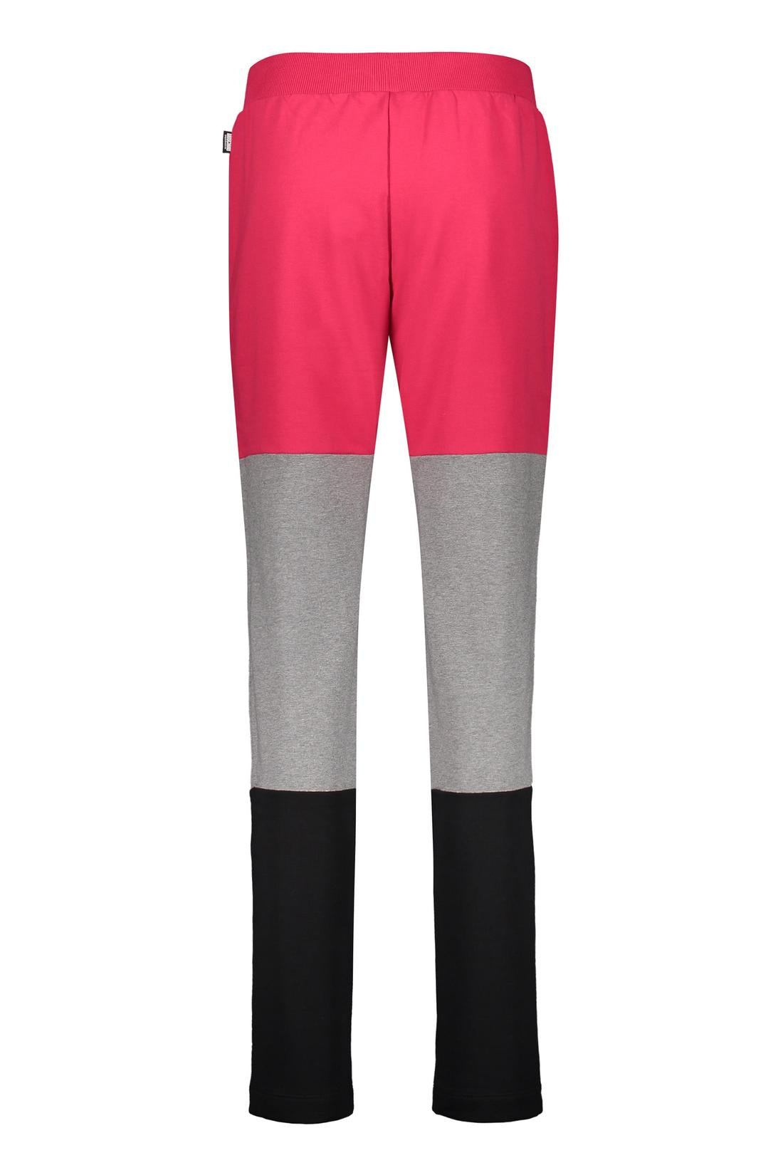 Moschino-OUTLET-SALE-Logo print sweatpants-ARCHIVIST