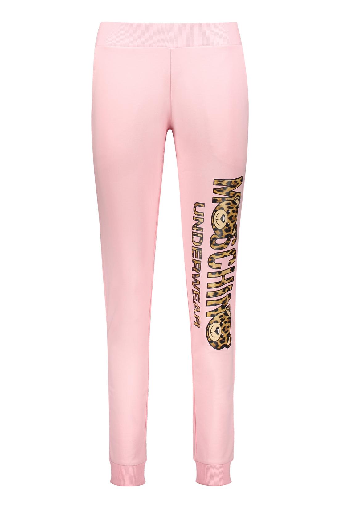 Moschino-OUTLET-SALE-Logo print sweatpants-ARCHIVIST