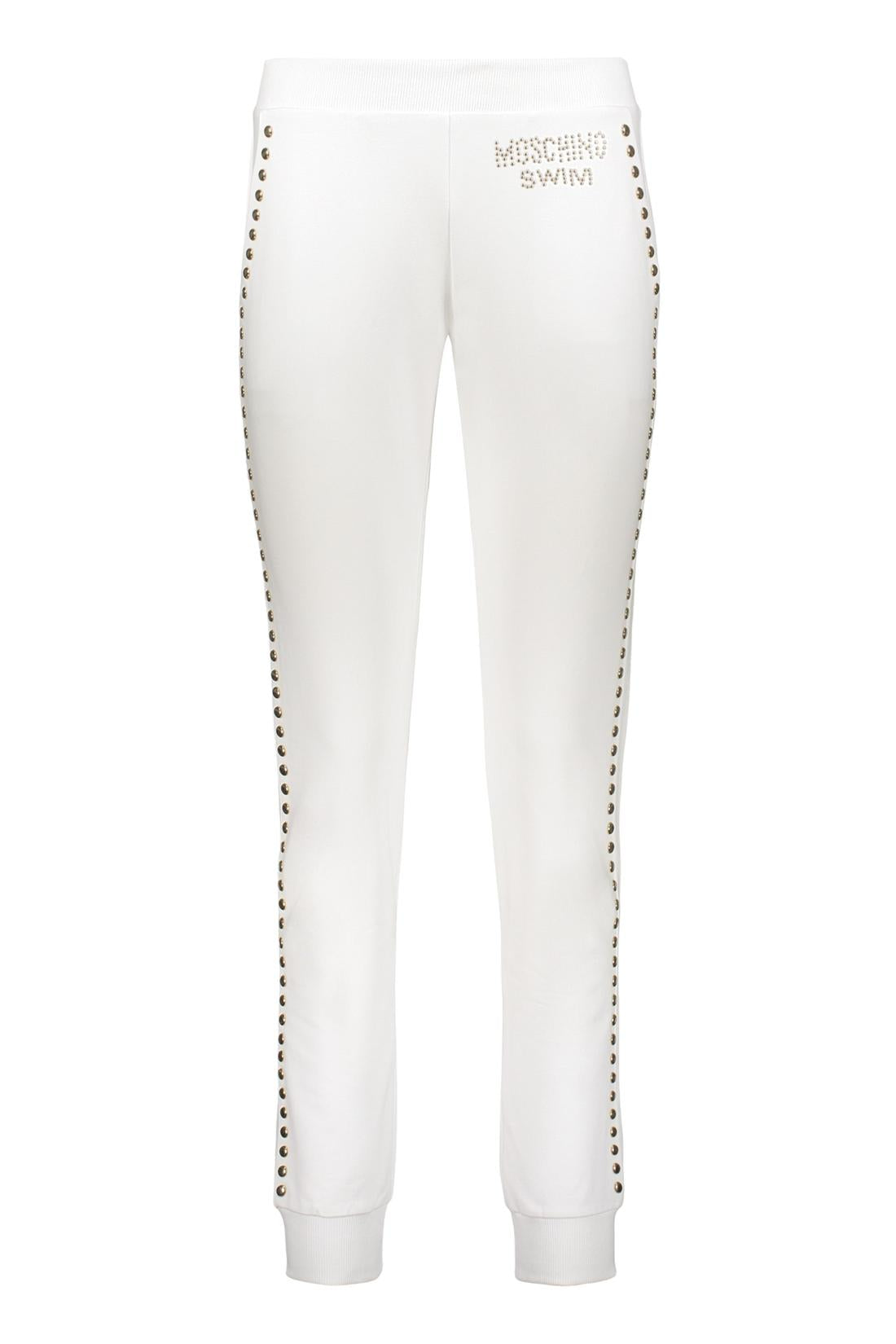 Moschino-OUTLET-SALE-Logo print sweatpants-ARCHIVIST