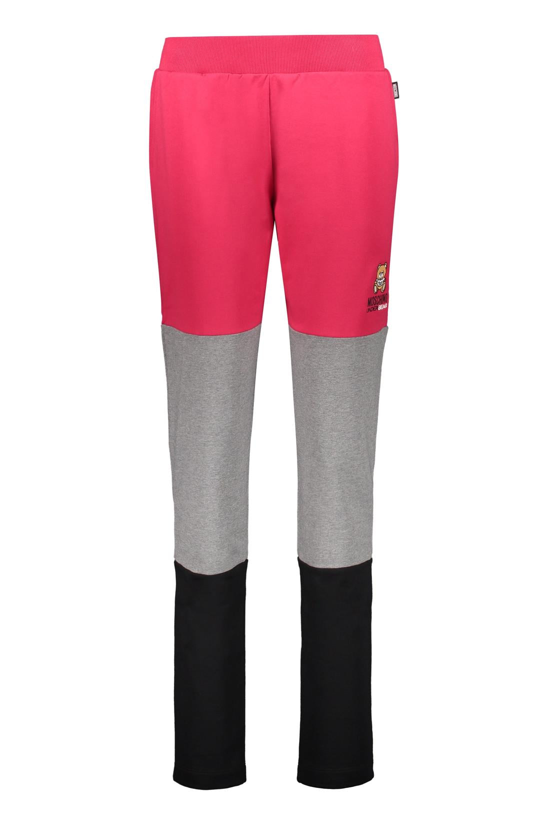 Moschino-OUTLET-SALE-Logo print sweatpants-ARCHIVIST