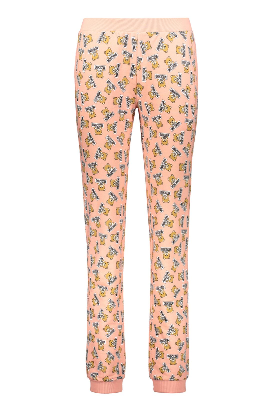 Moschino-OUTLET-SALE-Logo print sweatpants-ARCHIVIST