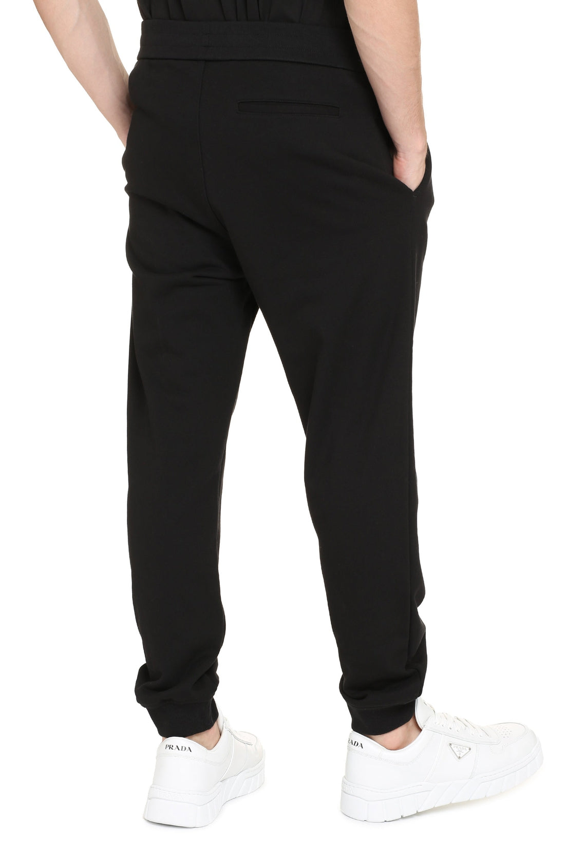 Versace-OUTLET-SALE-Logo print sweatpants-ARCHIVIST