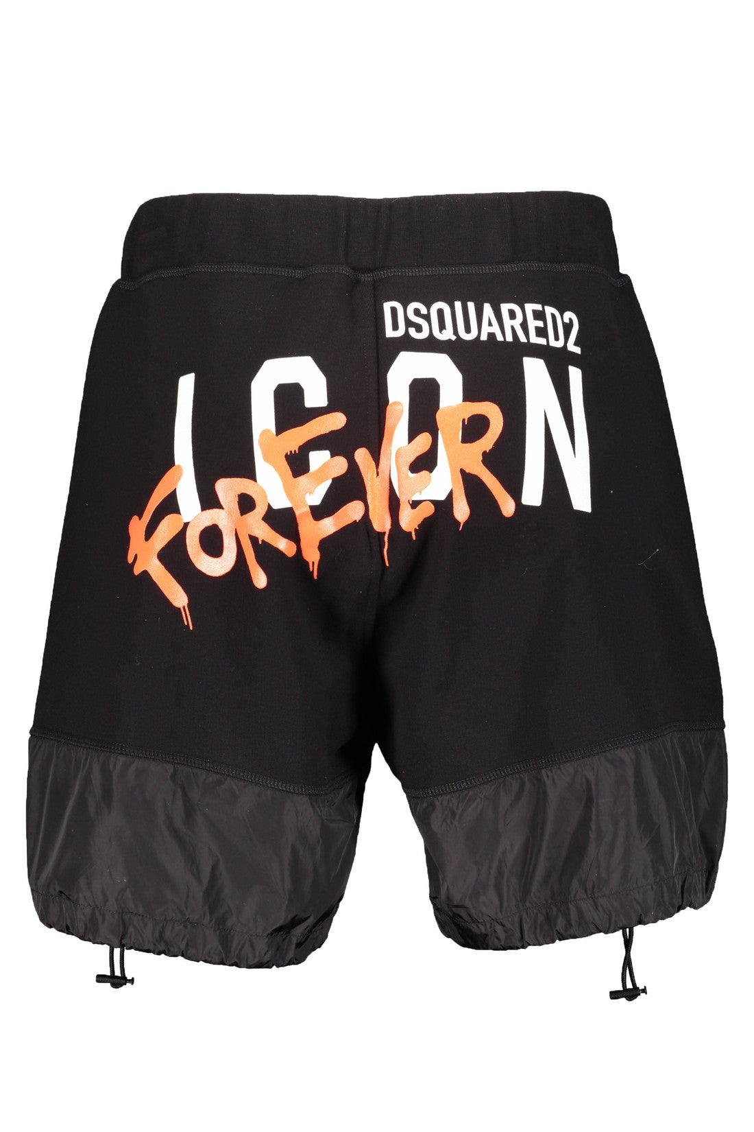 Dsquared2-OUTLET-SALE-Logo print sweatshorts-ARCHIVIST