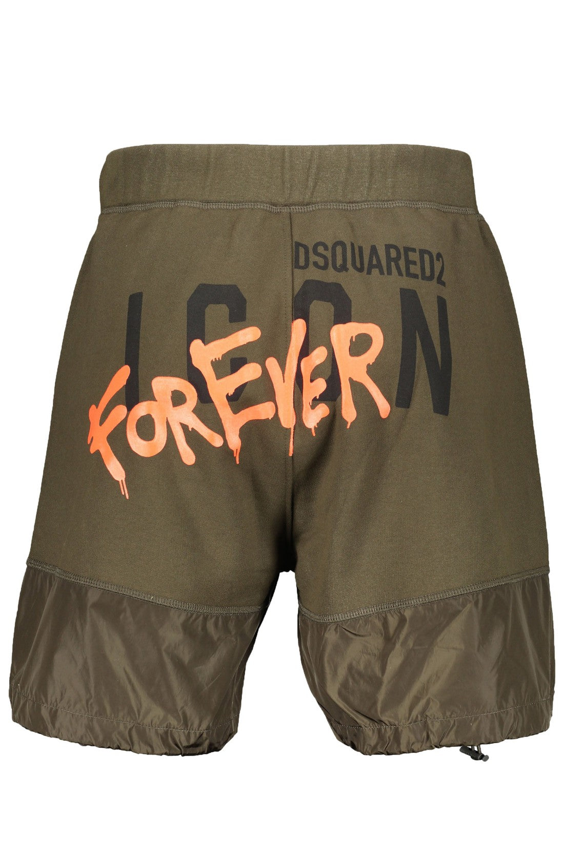 Dsquared2-OUTLET-SALE-Logo print sweatshorts-ARCHIVIST