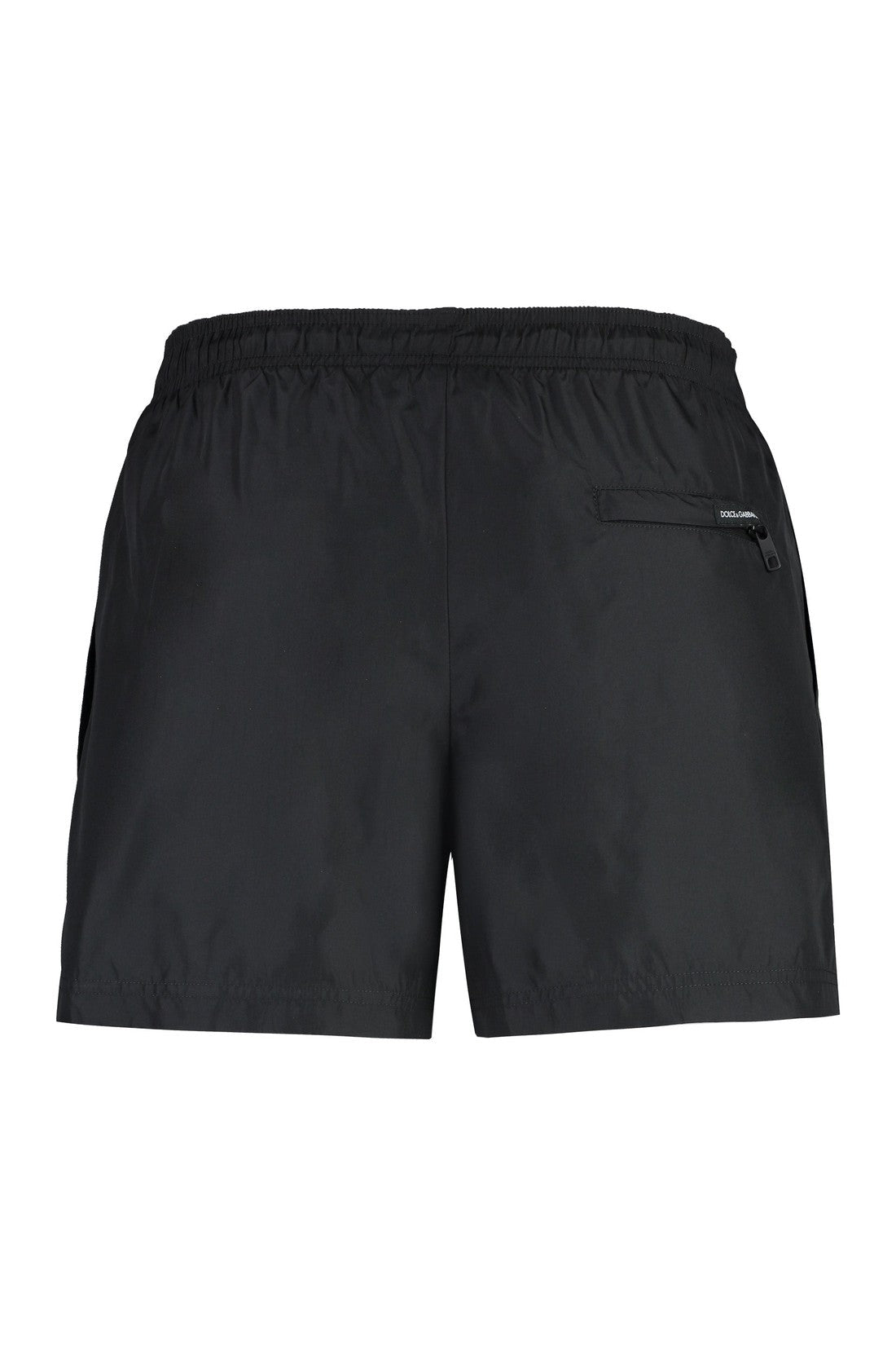 Dolce & Gabbana-OUTLET-SALE-Logo print swim shorts-ARCHIVIST