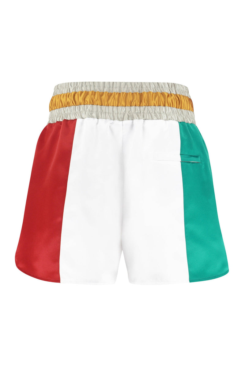 Dolce & Gabbana-OUTLET-SALE-Logo print track shorts-ARCHIVIST