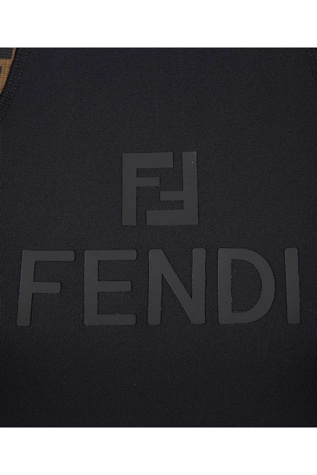 Fendi-OUTLET-SALE-Logo sport jumpsuit-ARCHIVIST