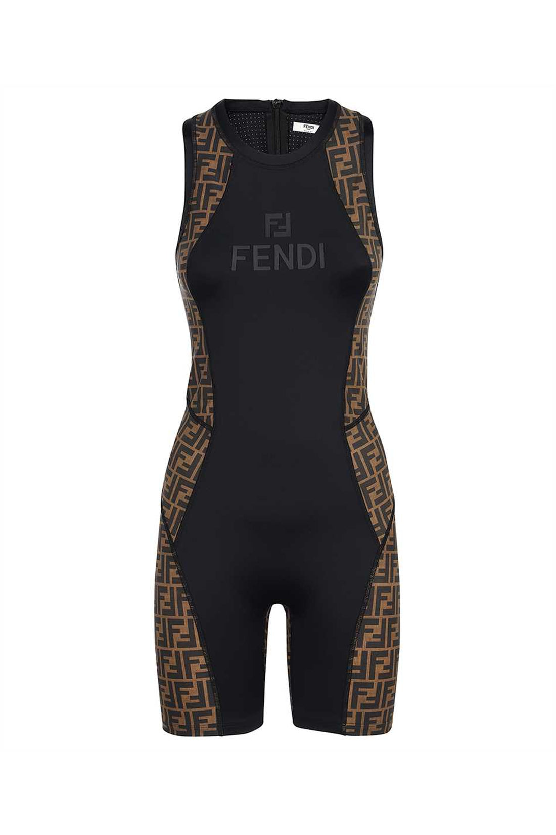 Fendi-OUTLET-SALE-Logo sport jumpsuit-ARCHIVIST