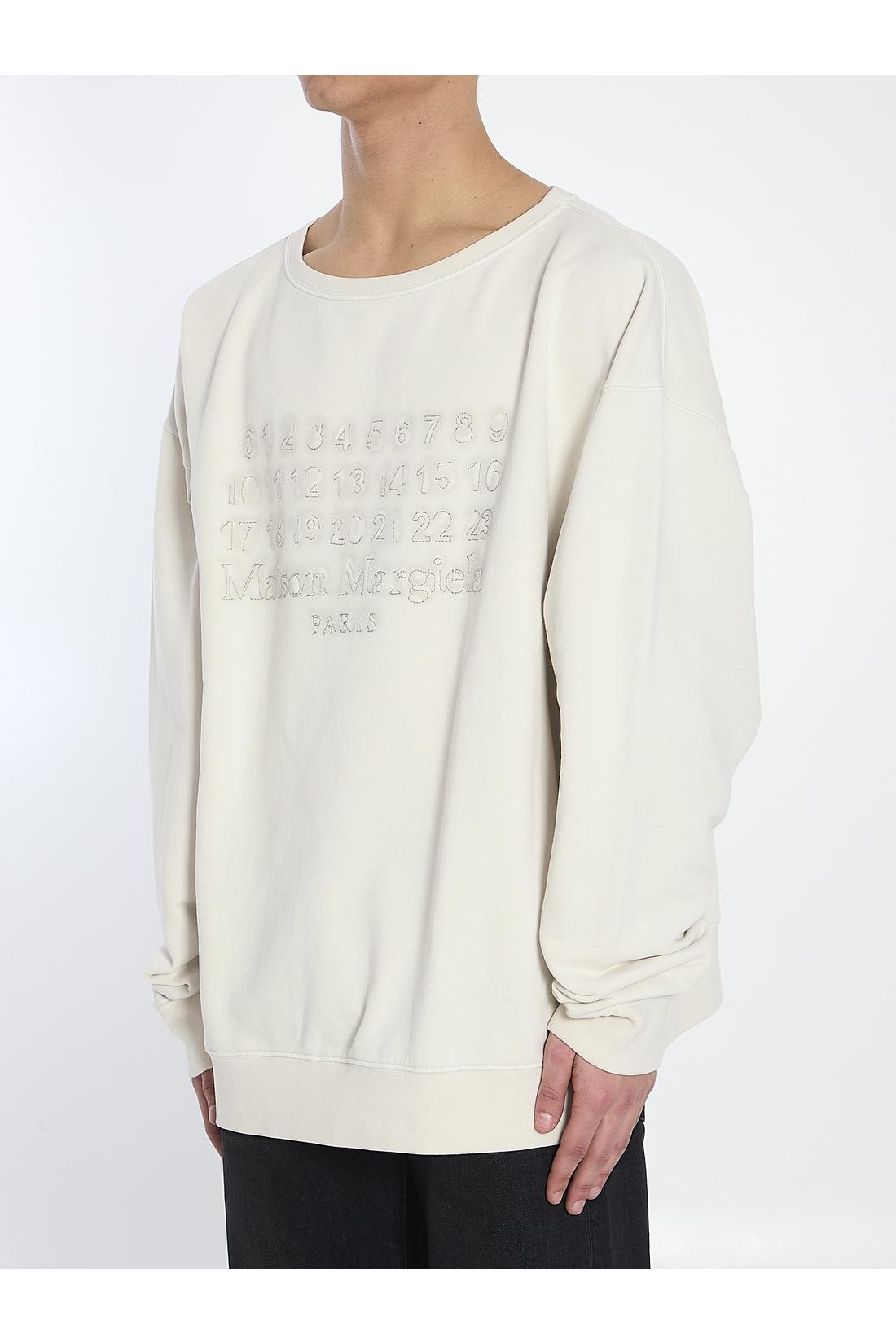 Maison Margiela-OUTLET-SALE-Logo sweatshirt-ARCHIVIST