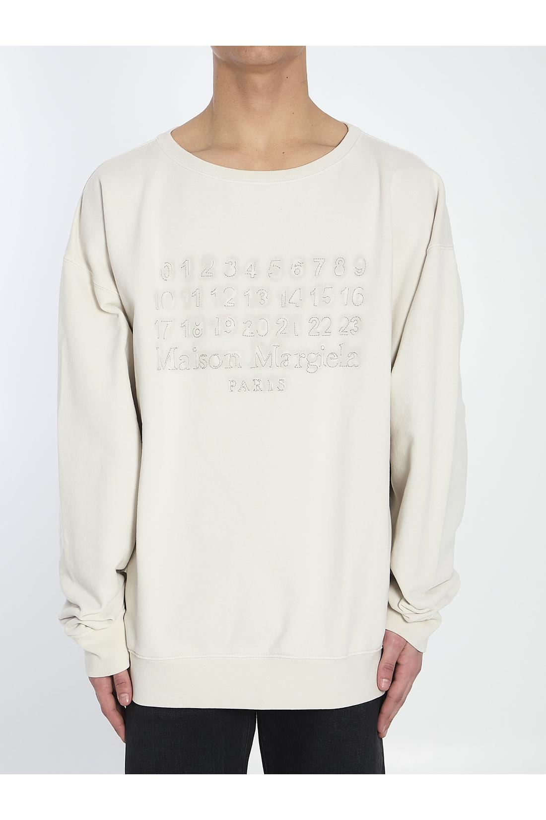 Maison Margiela-OUTLET-SALE-Logo sweatshirt-ARCHIVIST