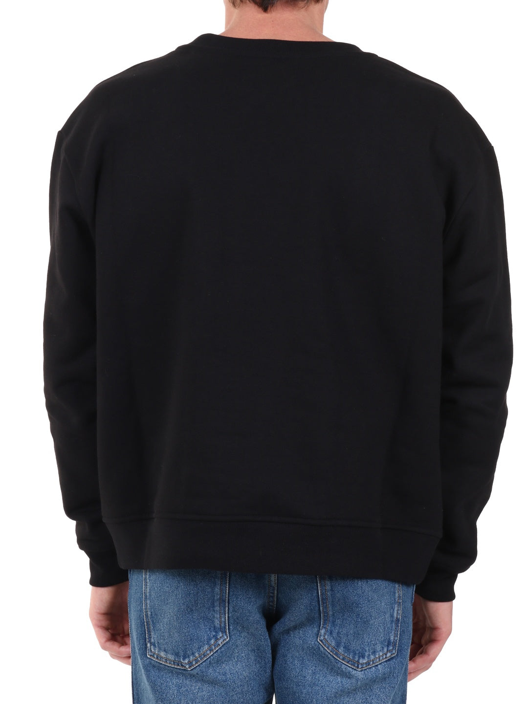 424-OUTLET-SALE-Logo sweatshirt black-ARCHIVIST