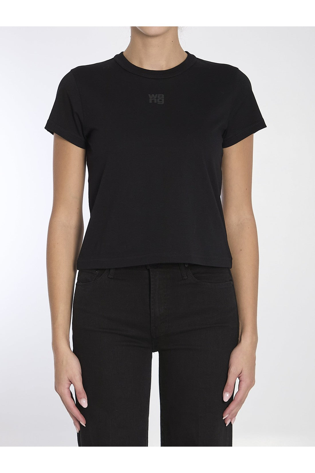 ALEXANDER WANG-OUTLET-SALE-Logo t-shirt-ARCHIVIST