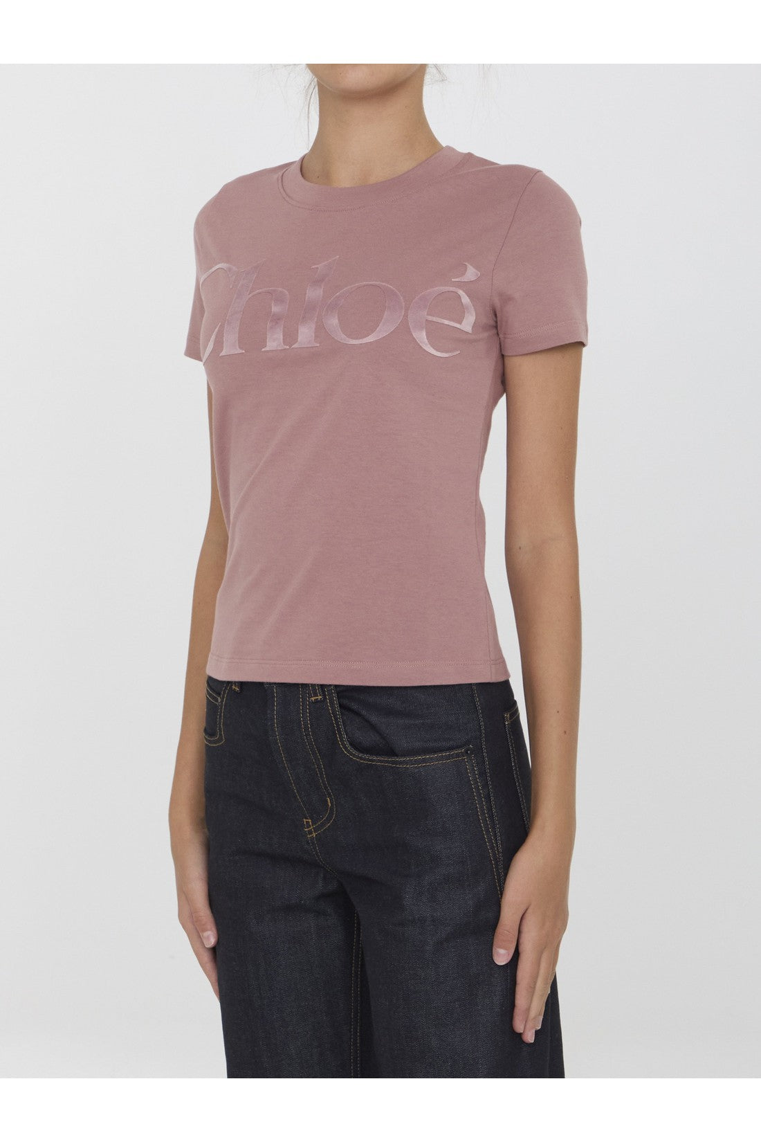 CHLOE-OUTLET-SALE-Logo t-shirt-ARCHIVIST