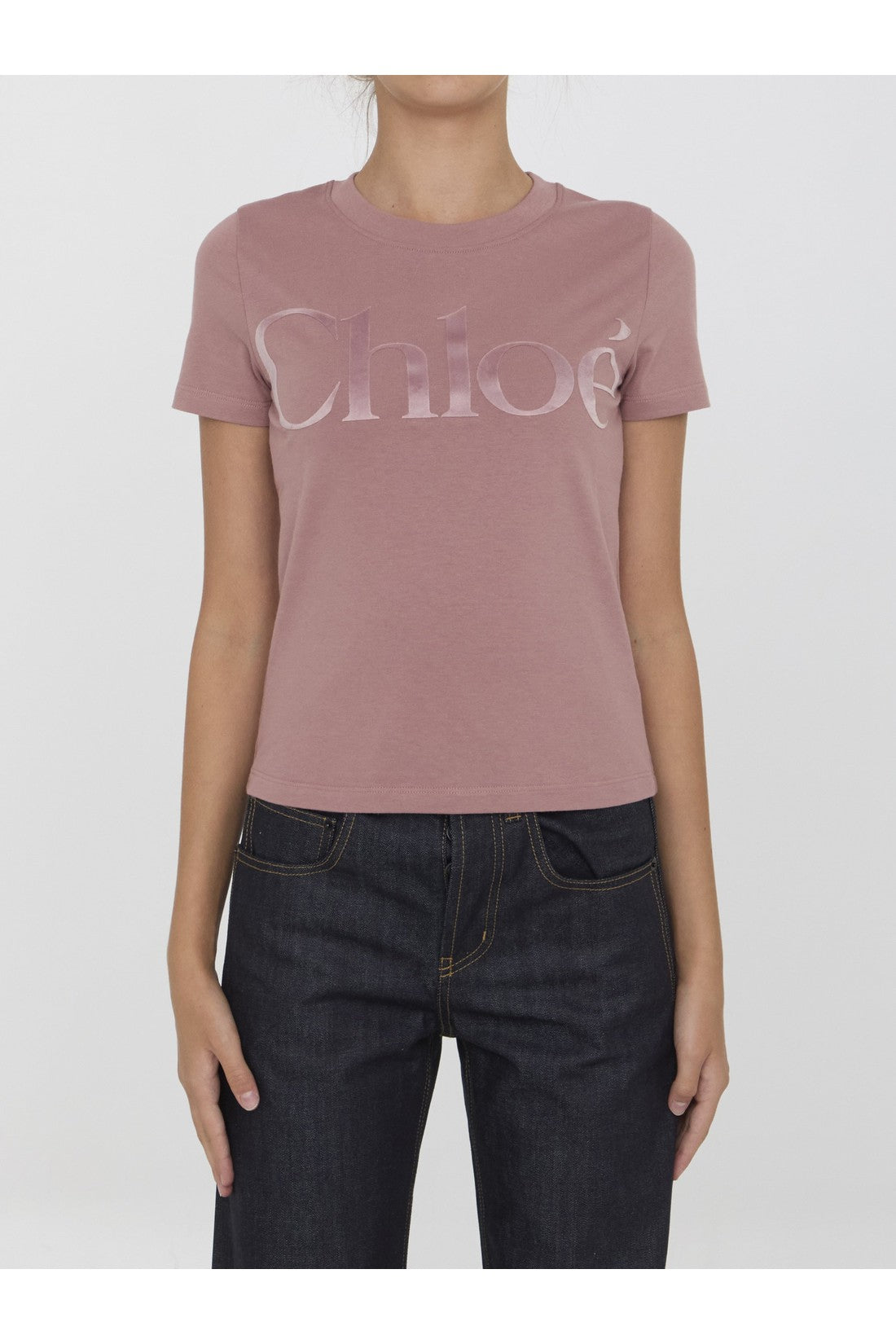 CHLOE-OUTLET-SALE-Logo t-shirt-ARCHIVIST