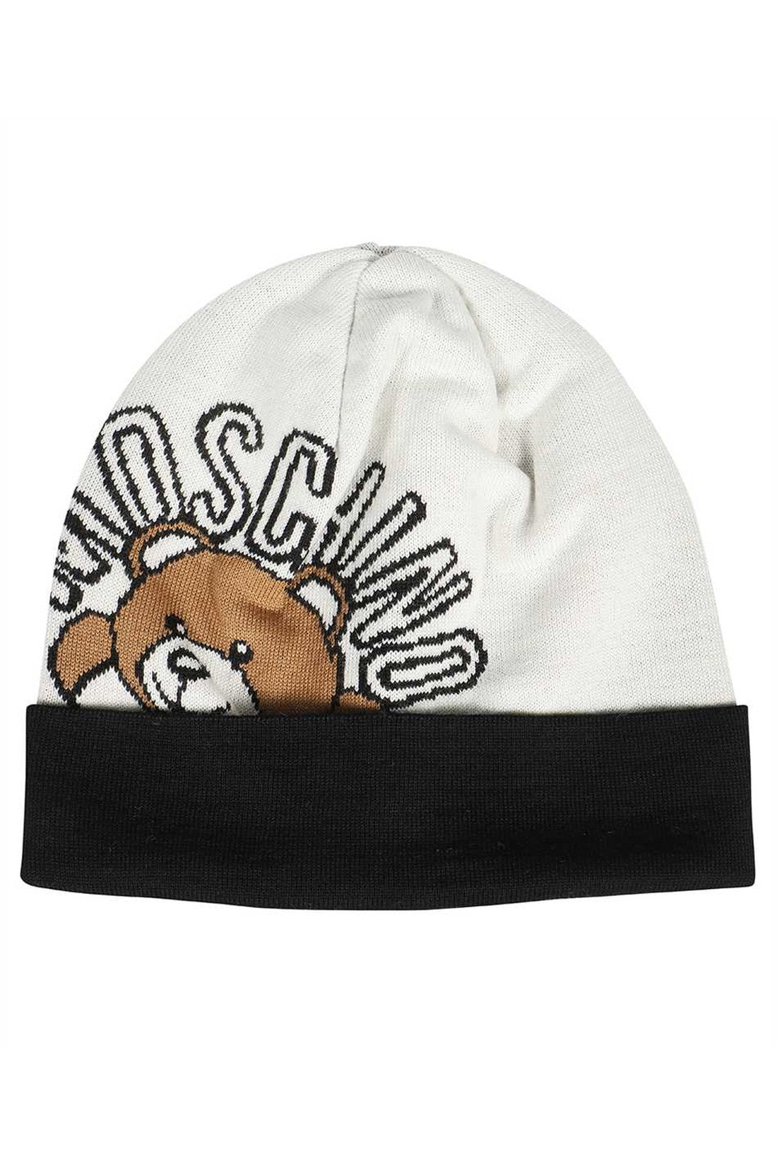 Moschino-OUTLET-SALE-Logo wool beanie-ARCHIVIST