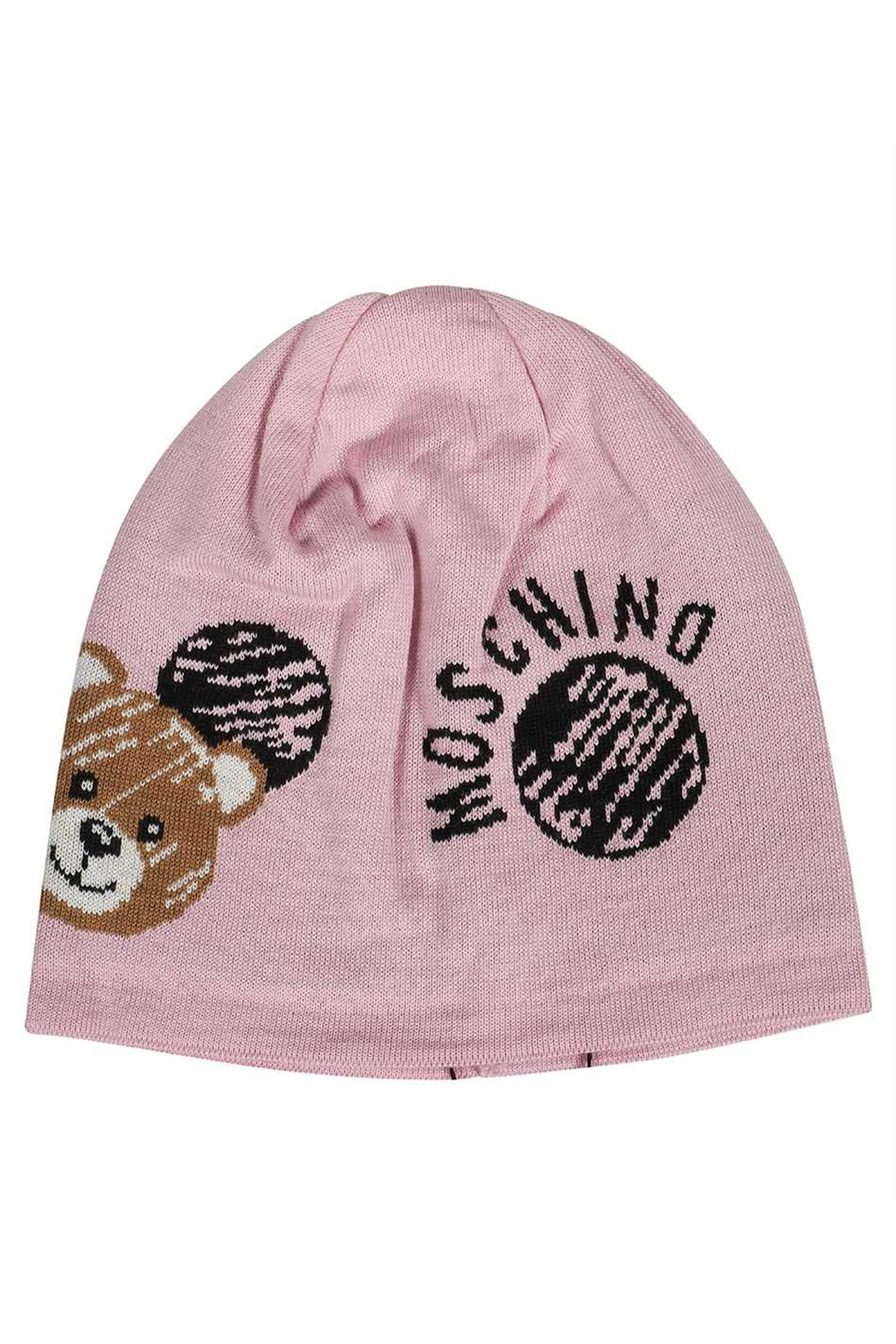 Moschino-OUTLET-SALE-Logo wool beanie-ARCHIVIST