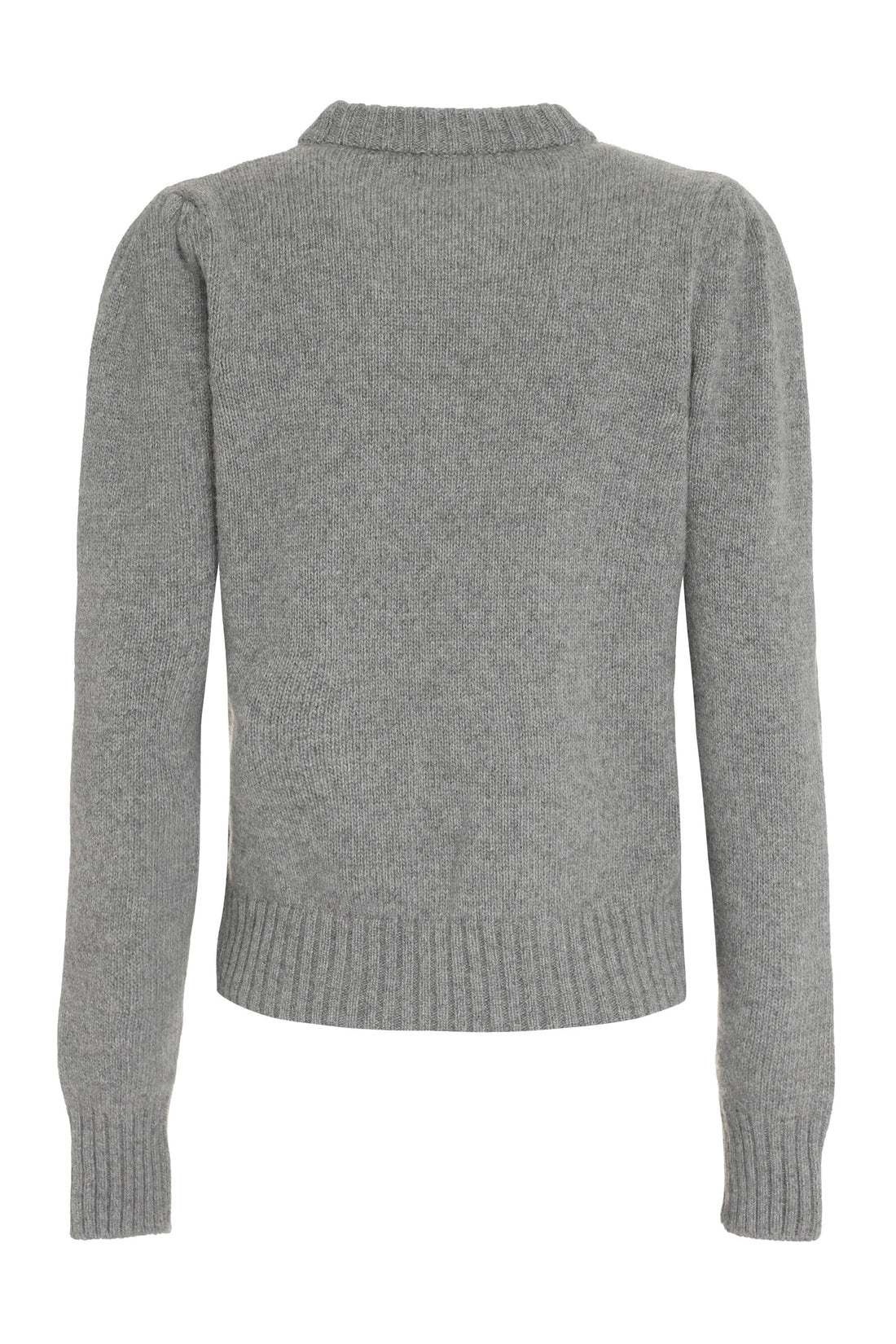 GANNI-OUTLET-SALE-Logo wool sweater-ARCHIVIST