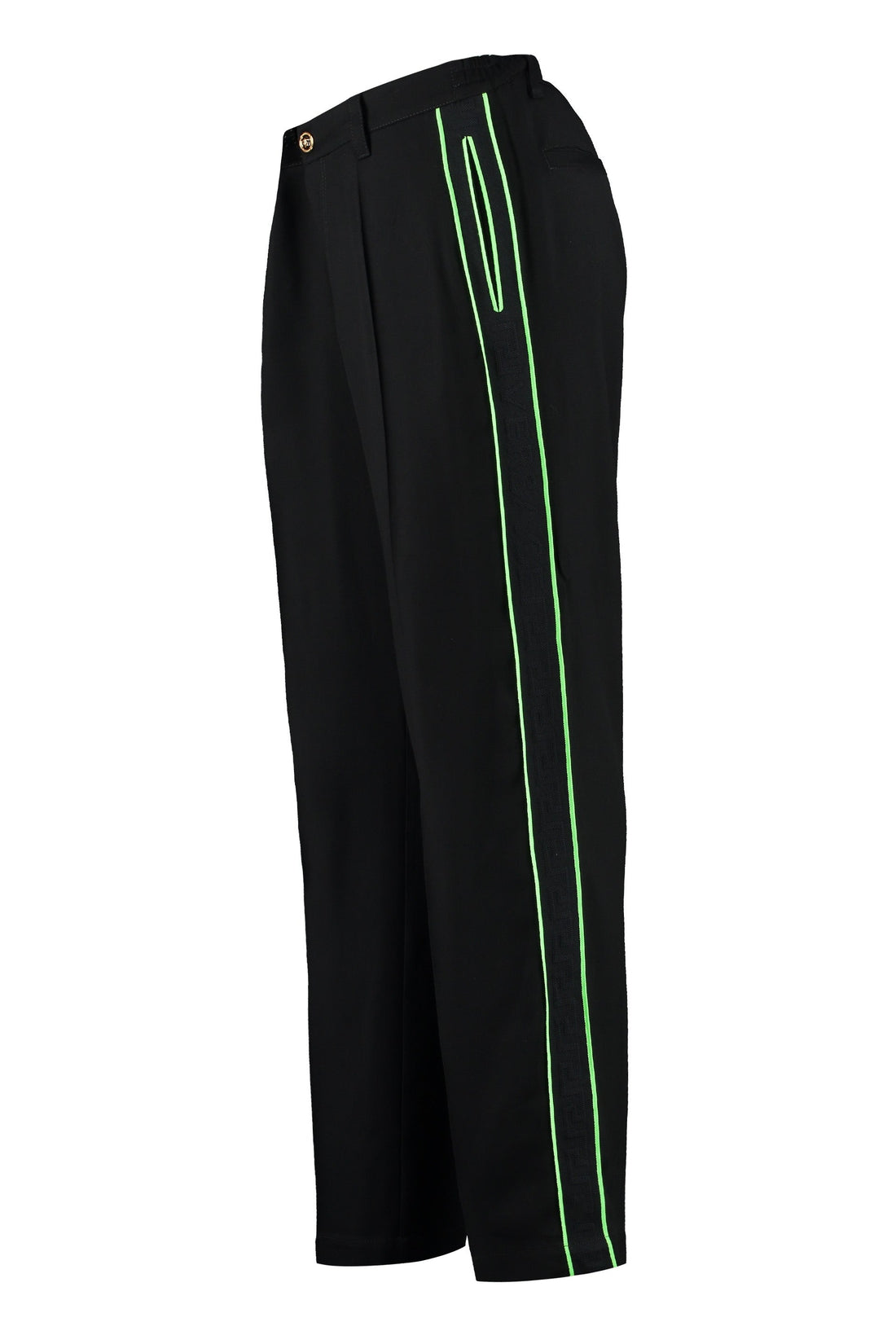 Versace-OUTLET-SALE-Logoed side stripes track-pants-ARCHIVIST