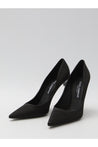 DOLCE&GABBANA-OUTLET-SALE-Lollo satin pumps-ARCHIVIST