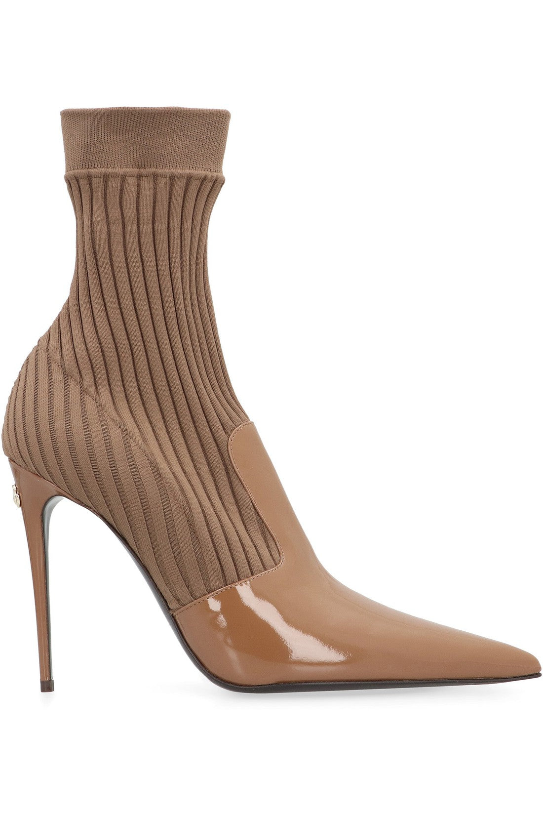 Dolce & Gabbana-OUTLET-SALE-Lollo sock ankle boots-ARCHIVIST
