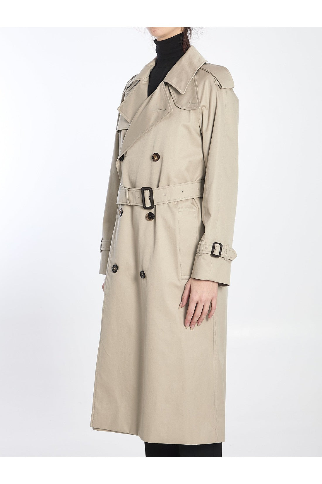 Burberry-OUTLET-SALE-Long Castleford trench coat-ARCHIVIST