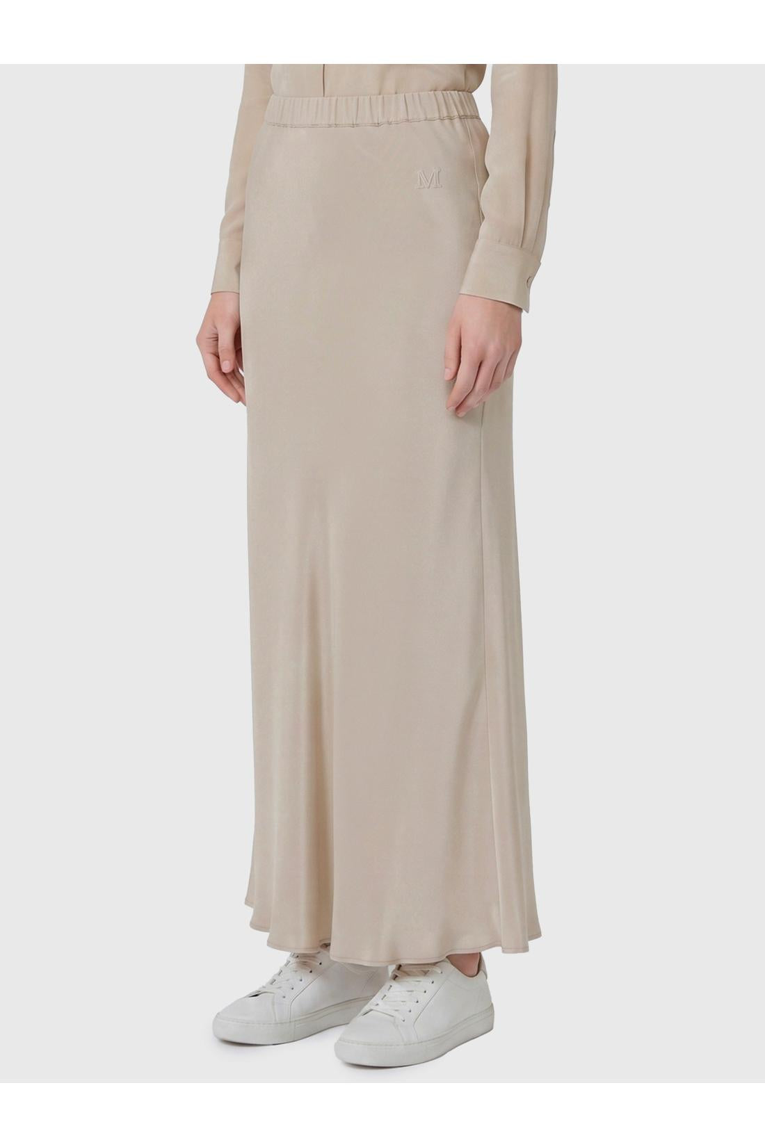 Max mara-OUTLET-SALE-Long Sospiro silk skirt-ARCHIVIST