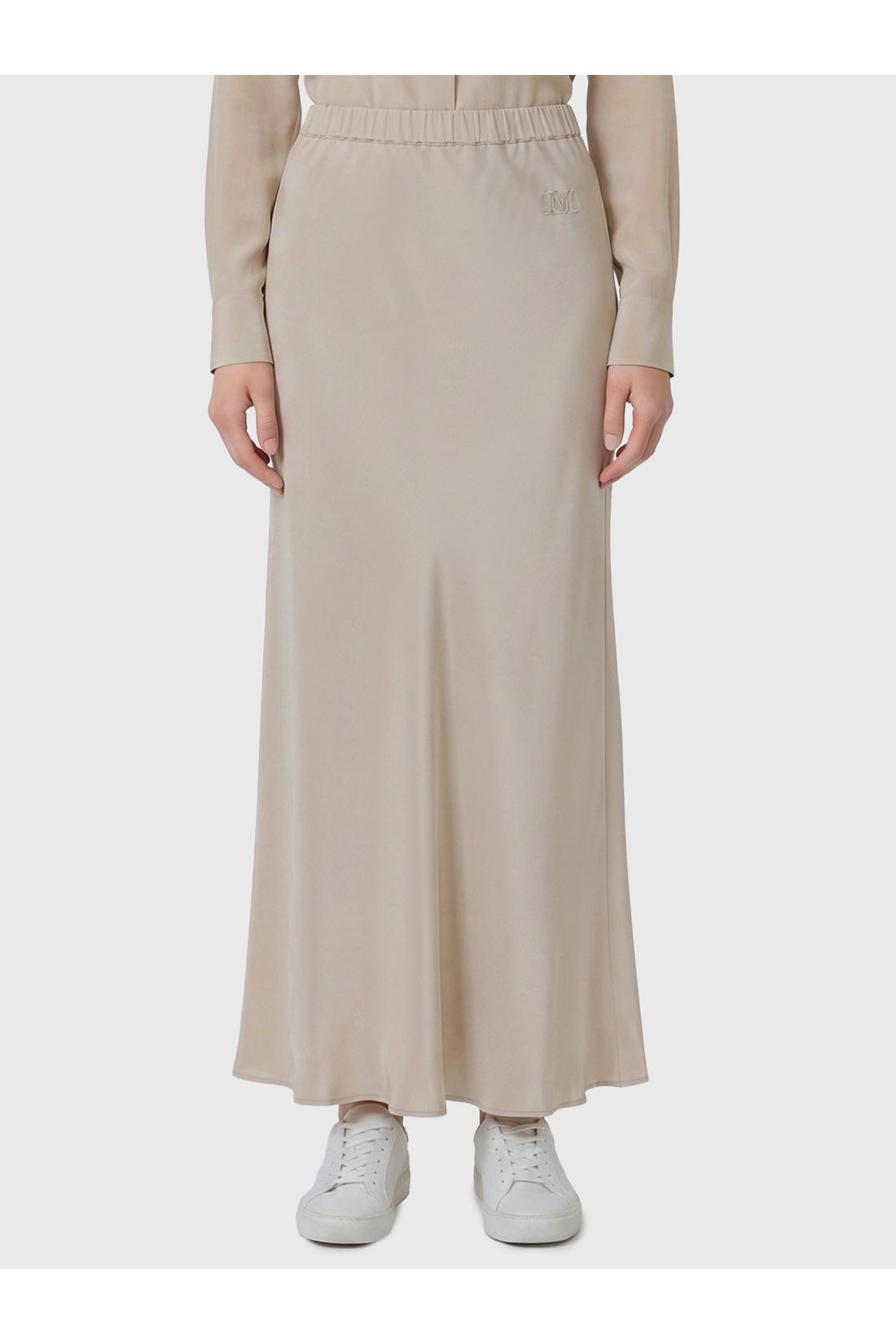 Max mara-OUTLET-SALE-Long Sospiro silk skirt-ARCHIVIST