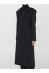 Saint Laurent-OUTLET-SALE-Long coat in cashmere and wool-ARCHIVIST