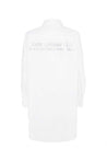 Karl Lagerfeld-OUTLET-SALE-Long cotton shirt-ARCHIVIST