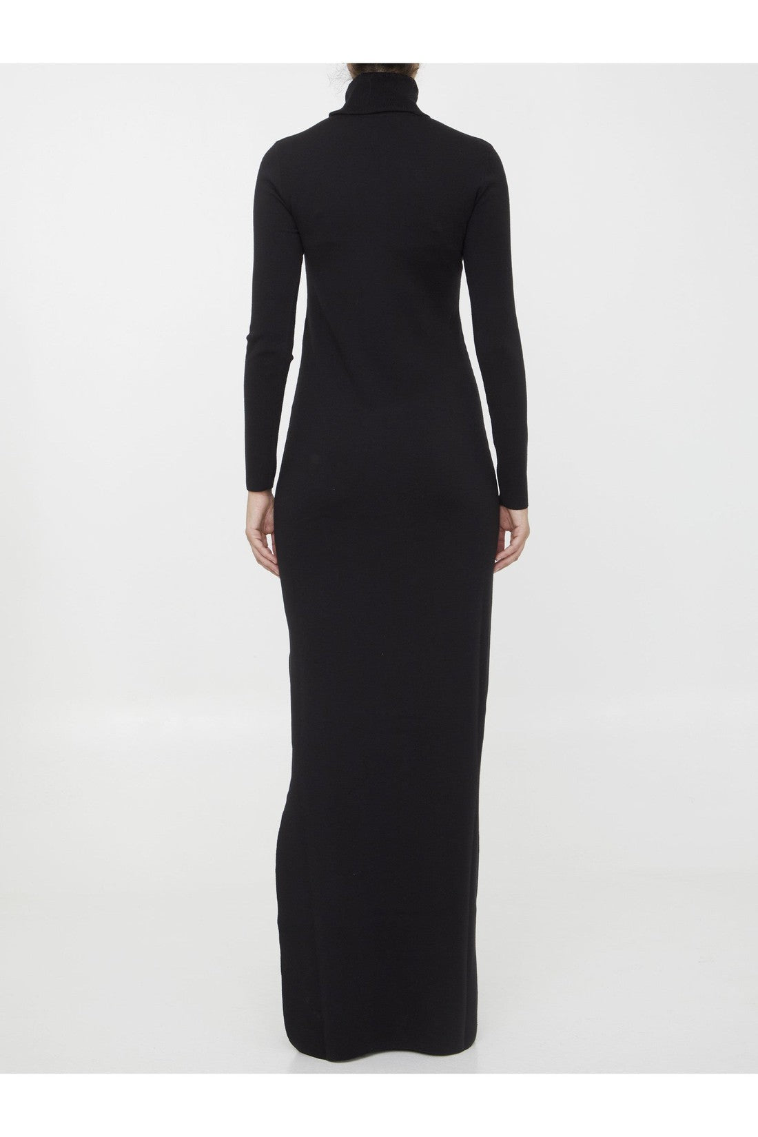 SAINT LAURENT-OUTLET-SALE-Long dress in wool-ARCHIVIST