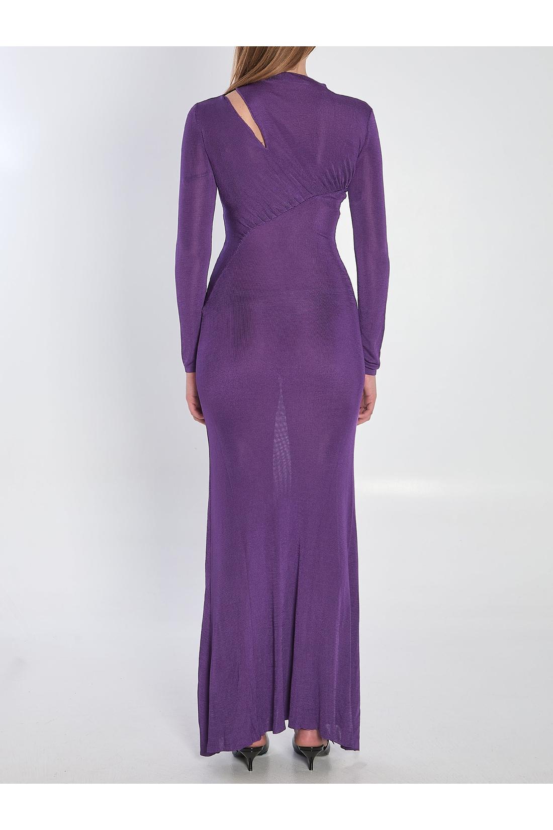 Self Portrait-OUTLET-SALE-Long dress with cut-out-ARCHIVIST