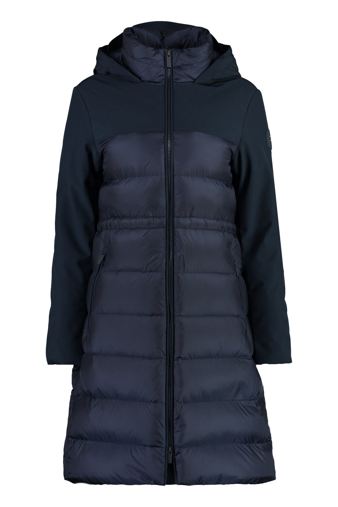 Woolrich-OUTLET-SALE-Long hooded down jacket-ARCHIVIST