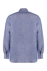 Piralo-OUTLET-SALE-Long sleeve cotton blend shirt-ARCHIVIST