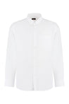 Piralo-OUTLET-SALE-Long sleeve cotton blend shirt-ARCHIVIST