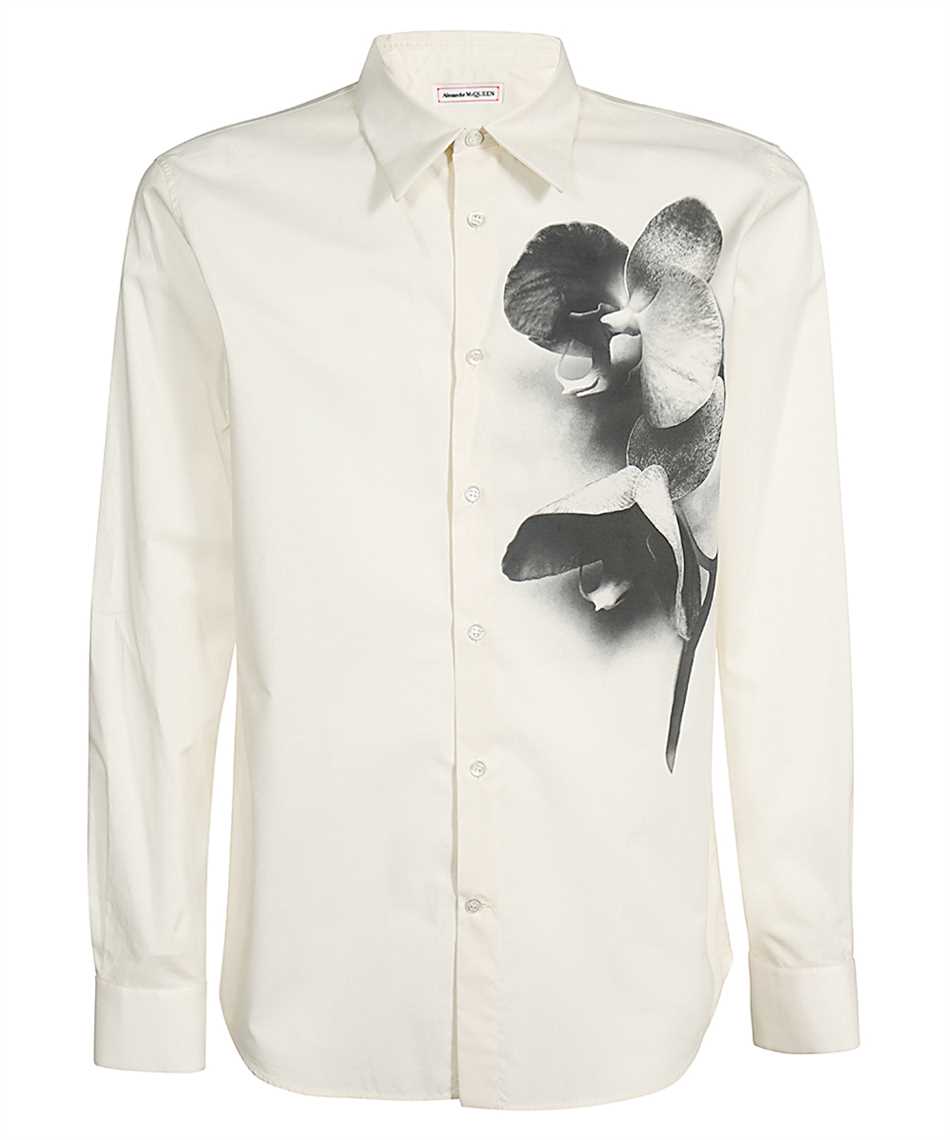 Alexander McQueen-OUTLET-SALE-Long sleeve cotton shirt-ARCHIVIST