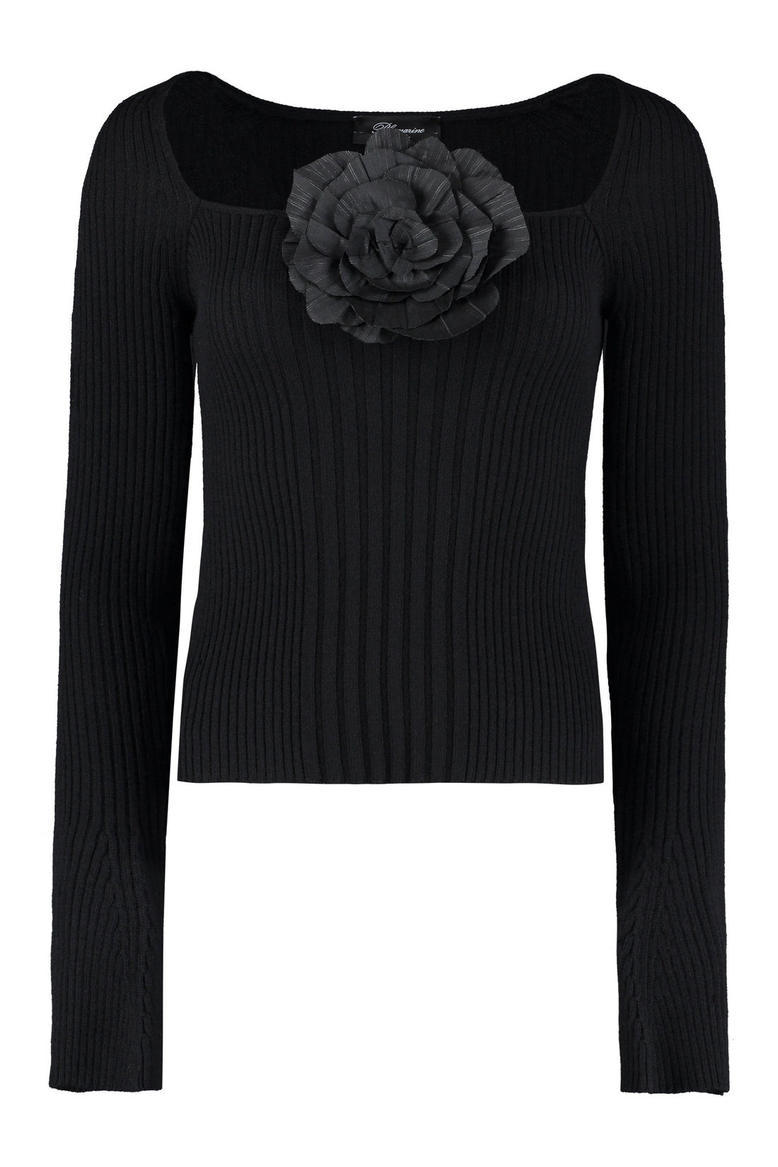 Blumarine-OUTLET-SALE-Long sleeve crew-neck sweater-ARCHIVIST
