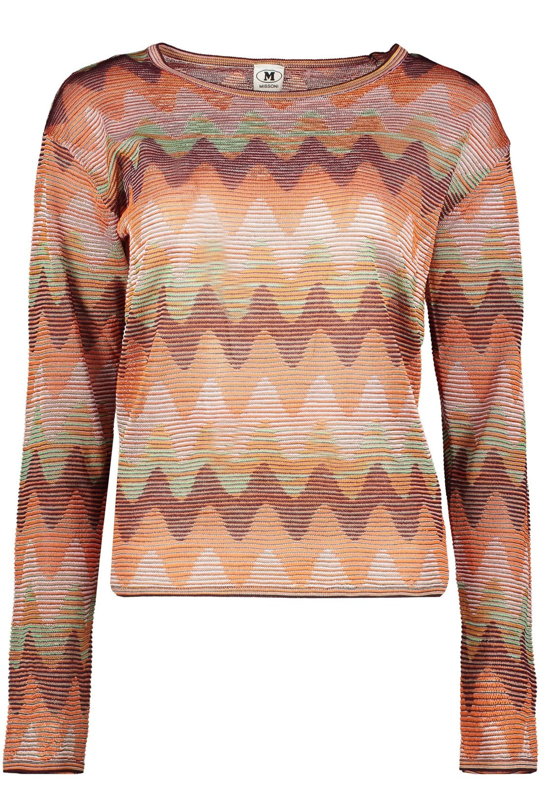 M Missoni-OUTLET-SALE-Long sleeve crew-neck sweater-ARCHIVIST