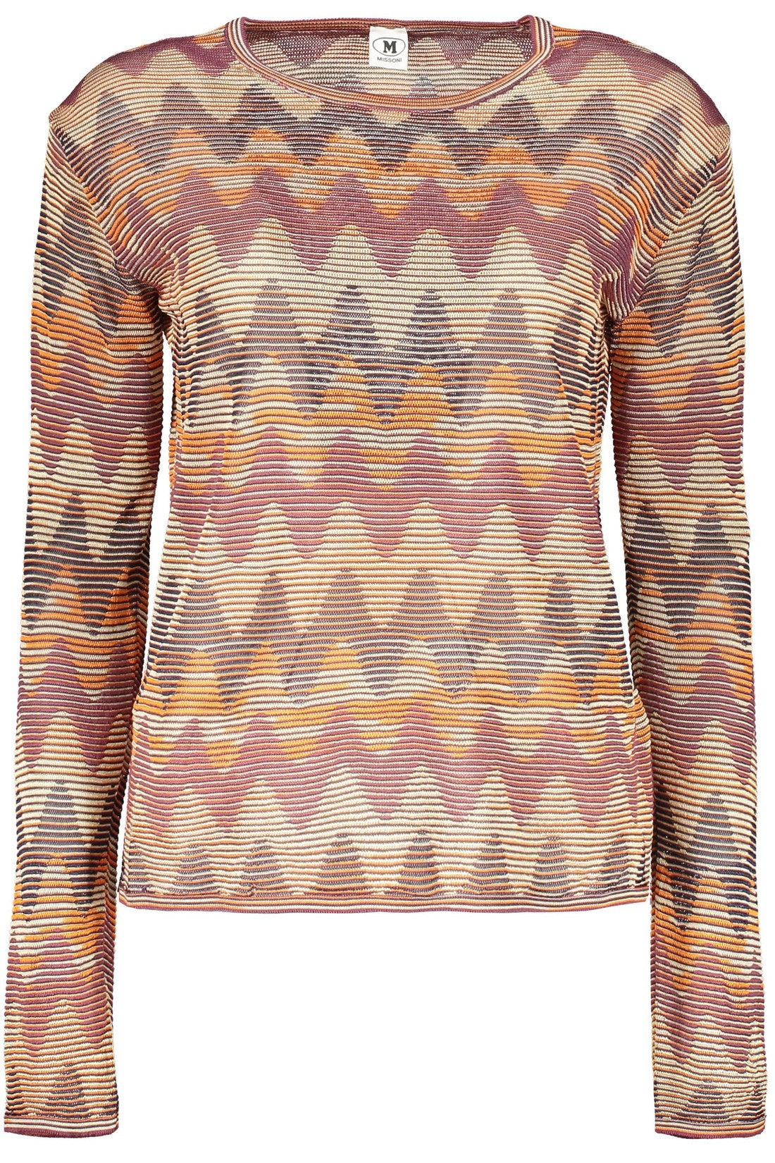 M Missoni-OUTLET-SALE-Long sleeve crew-neck sweater-ARCHIVIST