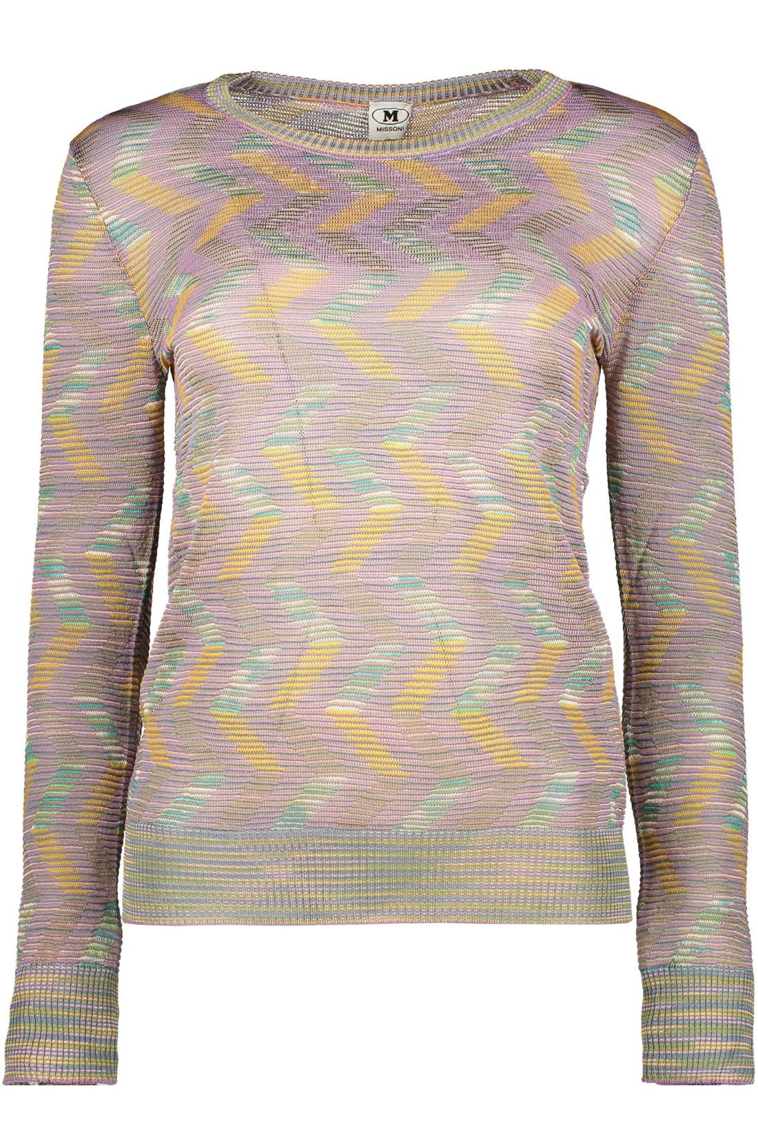 M Missoni-OUTLET-SALE-Long sleeve crew-neck sweater-ARCHIVIST