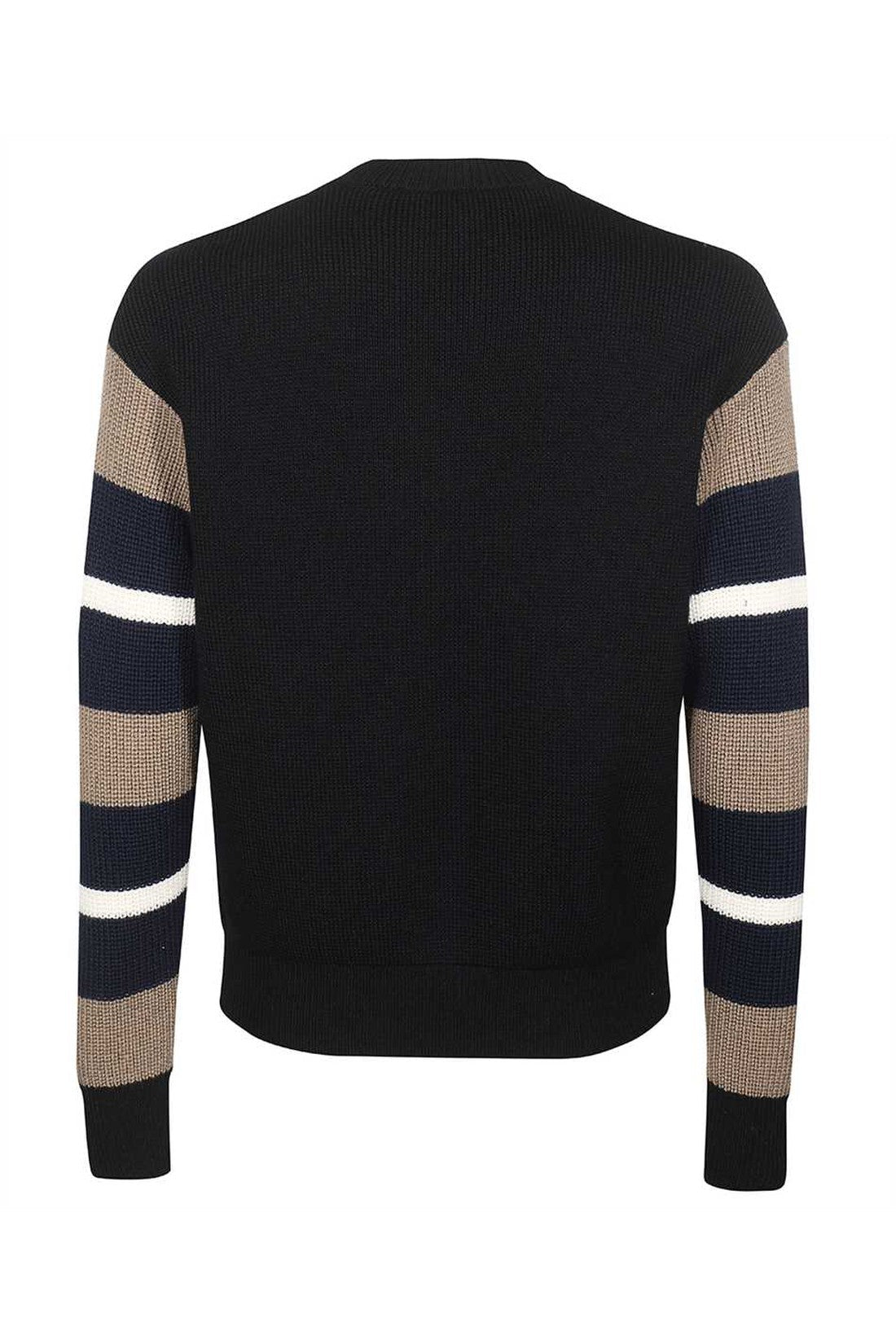 Piralo-OUTLET-SALE-Long sleeve crew-neck sweater-ARCHIVIST