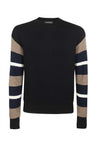 Piralo-OUTLET-SALE-Long sleeve crew-neck sweater-ARCHIVIST