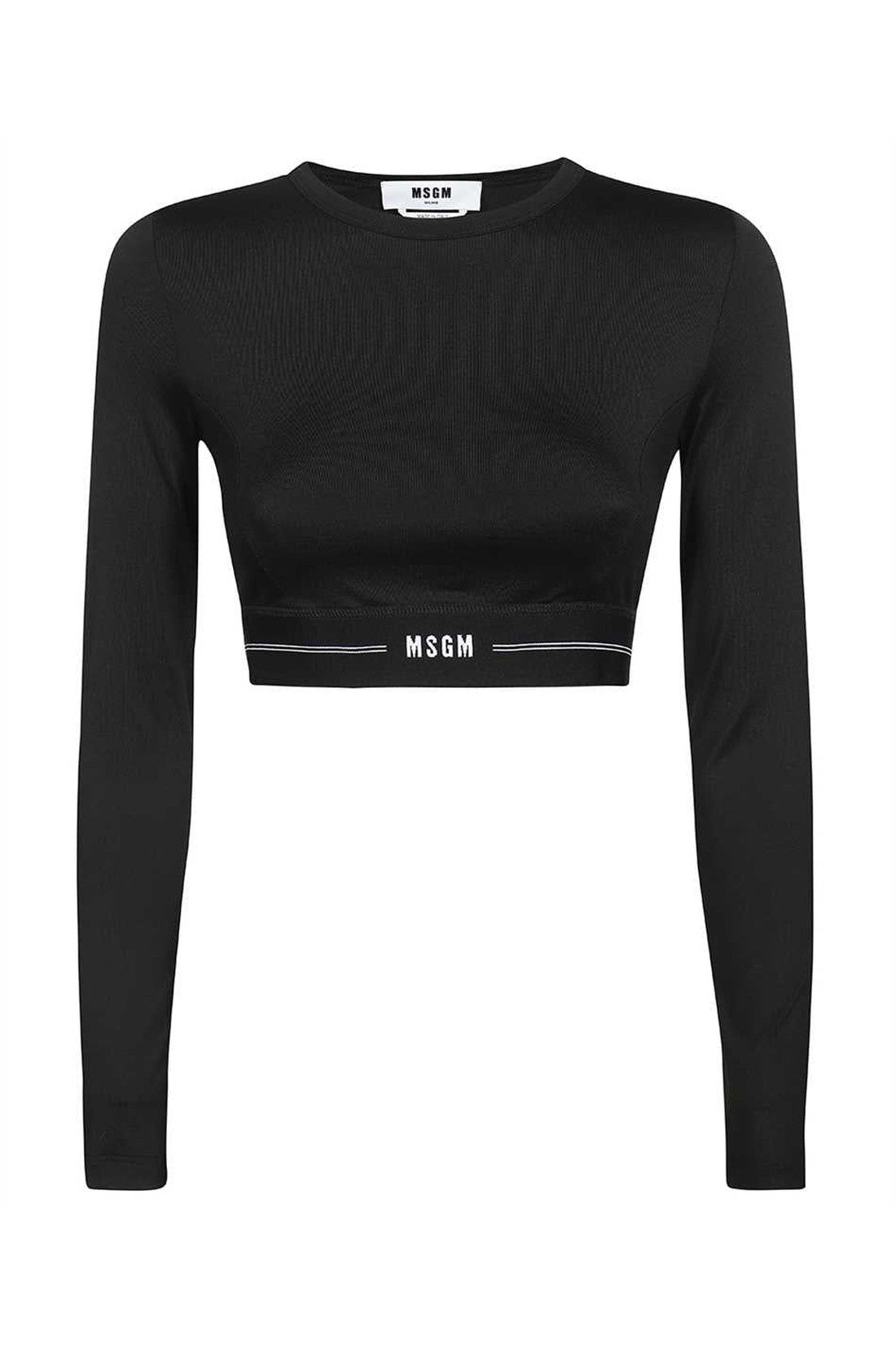 MSGM-OUTLET-SALE-Long sleeve crop top-ARCHIVIST