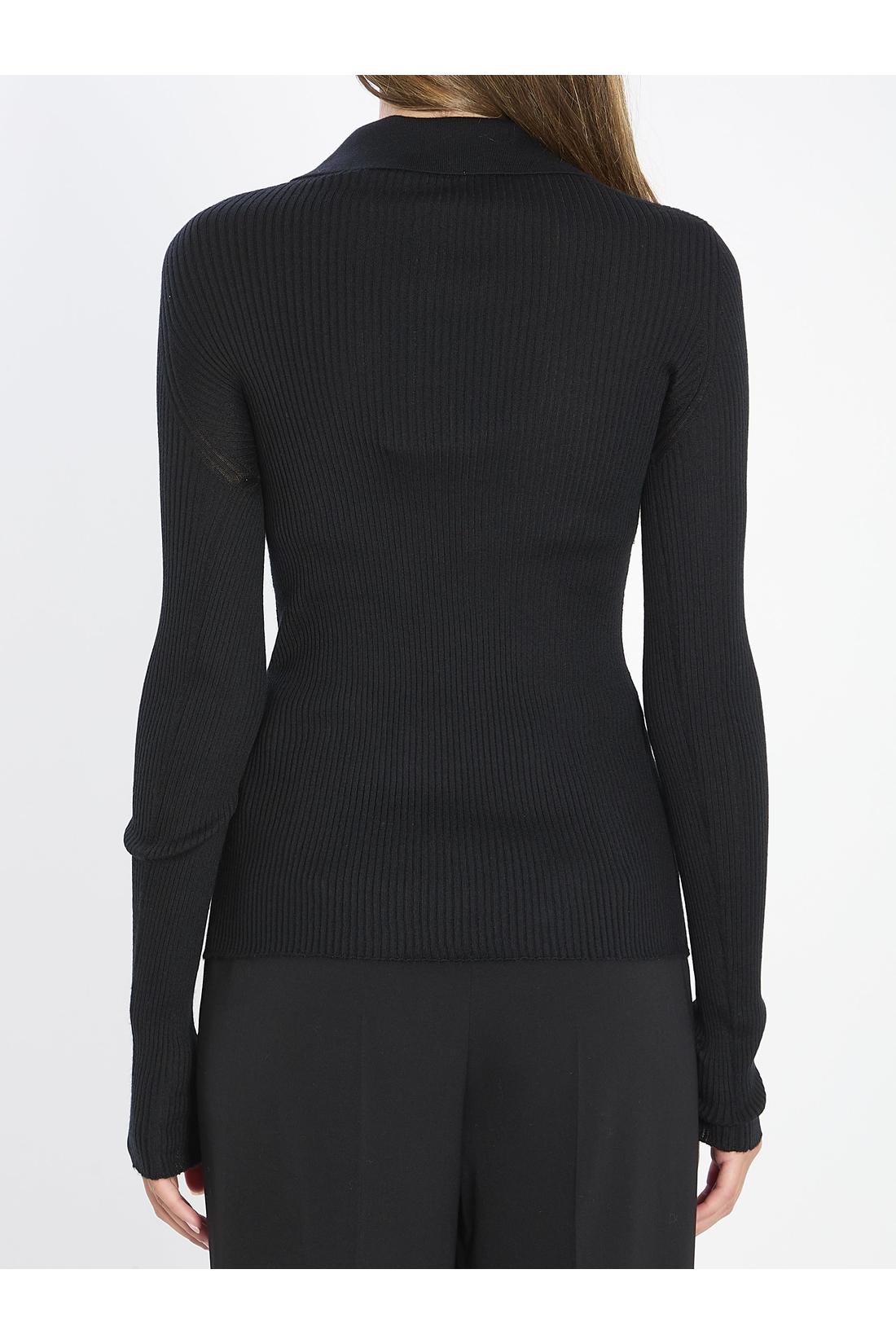 Dolce & Gabbana-OUTLET-SALE-Long-sleeve polo shirt-ARCHIVIST