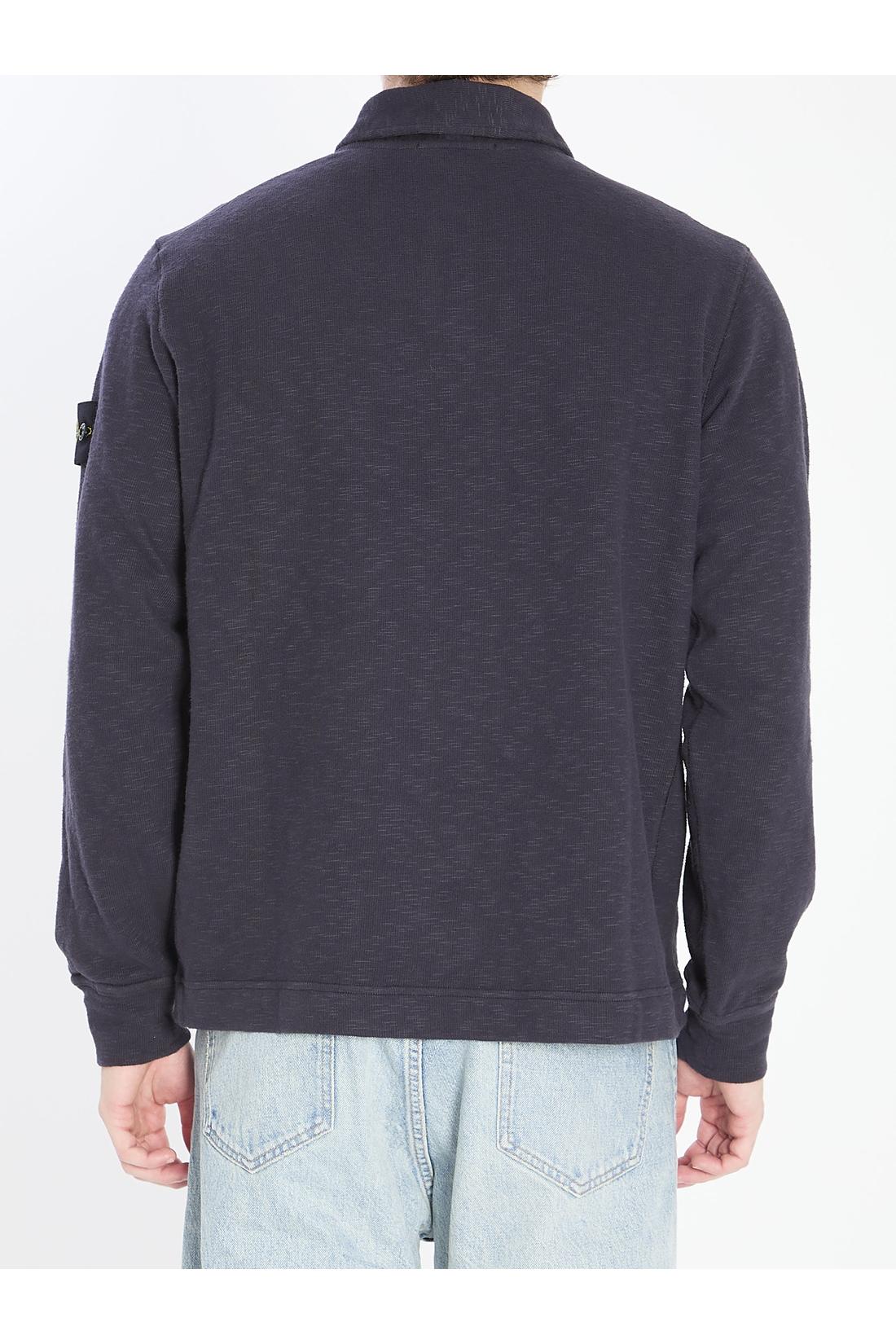 Stone Island-OUTLET-SALE-Long-sleeve polo shirt-ARCHIVIST