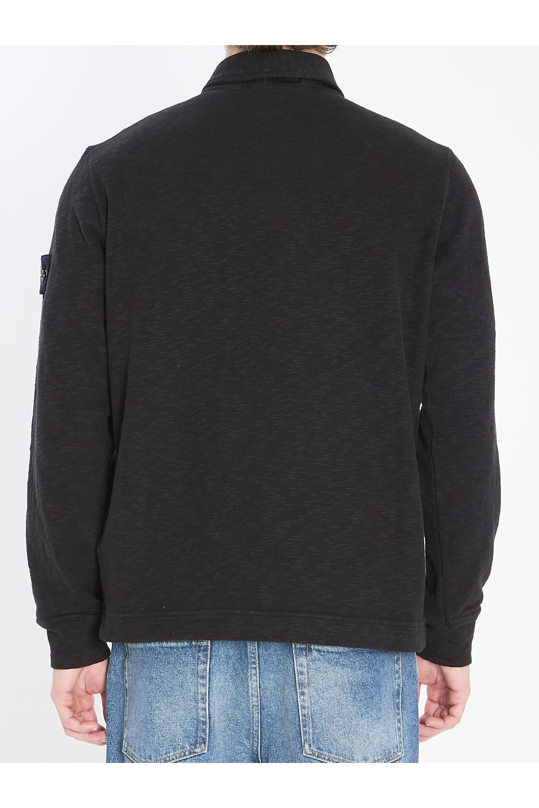 Stone Island-OUTLET-SALE-Long-sleeve polo shirt-ARCHIVIST